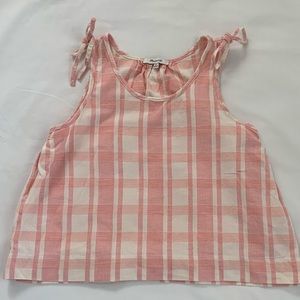 Madewell gingham tank
